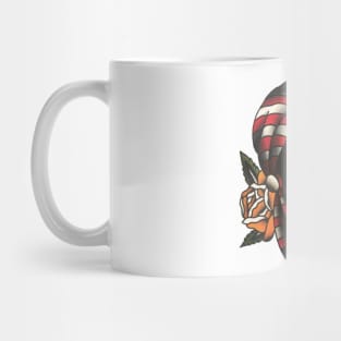 Pirate Lady Face Tattoo Design Mug